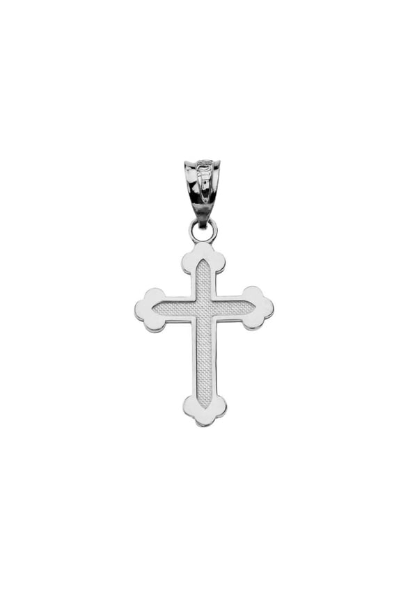 Sterling Silver Greek Orthodox Cross Pendant