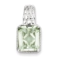 thumbnail image 1 of Sterling Silver Green Quartz Pendant, 1 of 1