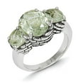 thumbnail image 1 of Sterling Silver Green Quartz Ring, 1 of 3