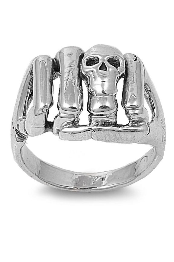 Sterling Silver Hand of a Dead Body Ring