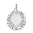 thumbnail image 1 of Sterling Silver Happy Birthday Disc Charm, 1 of 3