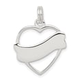 thumbnail image 1 of Sterling Silver Heart Charm Pendant, 1 of 1