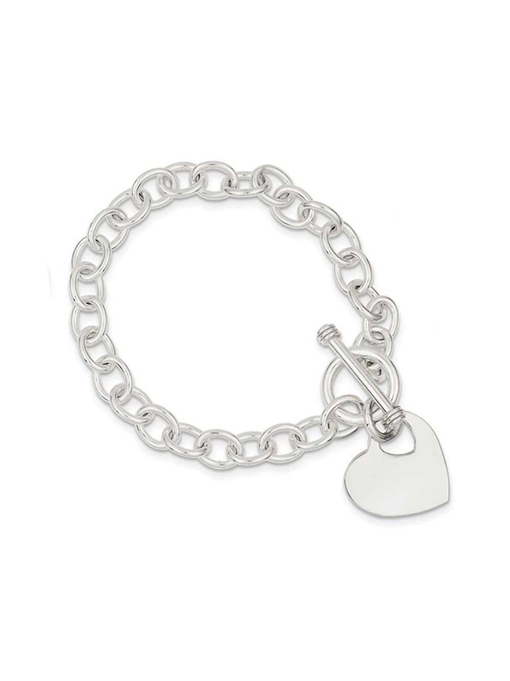 Hidden Hollow Beads Charm Bracelet, Starter, Stainless Steel Chain