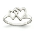 thumbnail image 1 of Sterling Silver Heart Ring - Size 7, 1 of 2