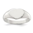 thumbnail image 1 of Sterling Silver Heart Signet Ring, 1 of 6