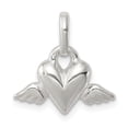 thumbnail image 1 of Sterling Silver Heart w/Wings Charm, 1 of 2