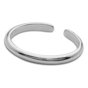 Sterling Silver High Polished Thin Toe Ring