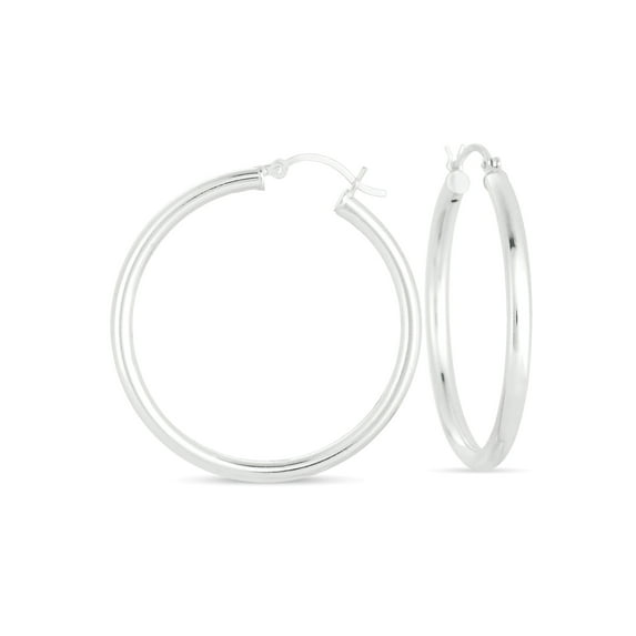 Sterling Silver Hoop Earrings