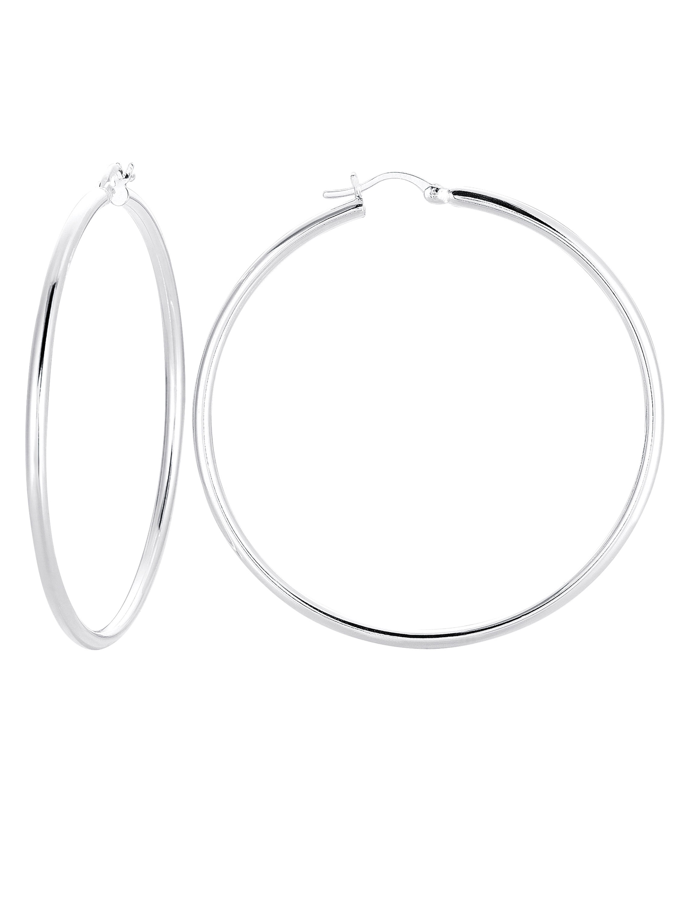 Sterling Silver Hoop Earrings Walmart