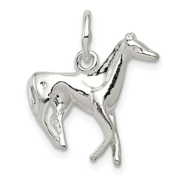 Sterling Silver Horse Charm Pendant