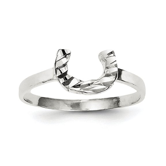 Sterling Silver Horseshoe Ring QR153