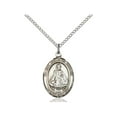 thumbnail image 1 of Sterling Silver Infant of Prague Pendant 3/4 x 1/2 inches with Sterling Silver Lite Curb Chain, 1 of 1