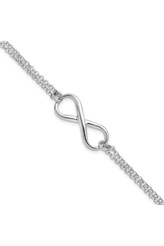 Sterling Silver Infinity Symbol Bracelet