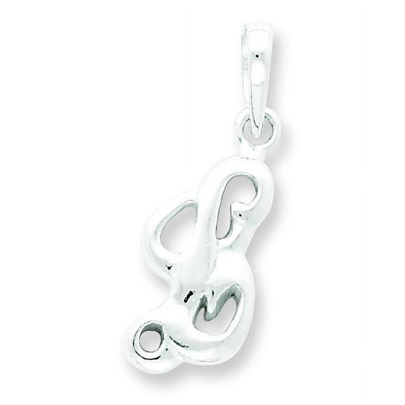 Sterling Silver Initial L Charm