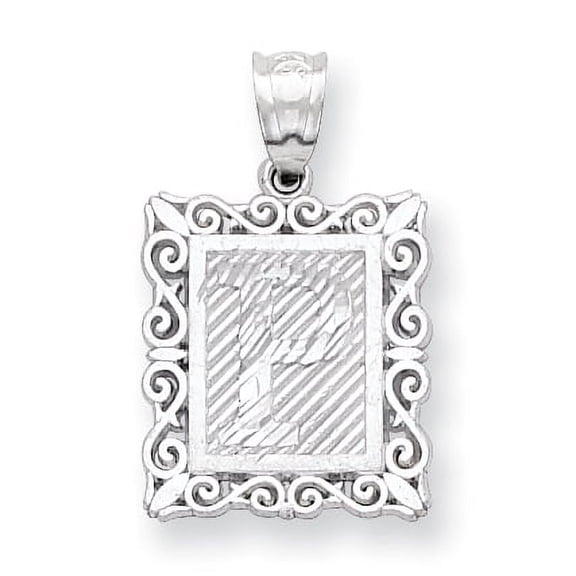 Sterling Silver Initial P Charm