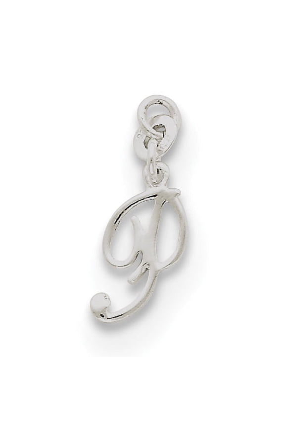 Sterling Silver Initial P Pendant