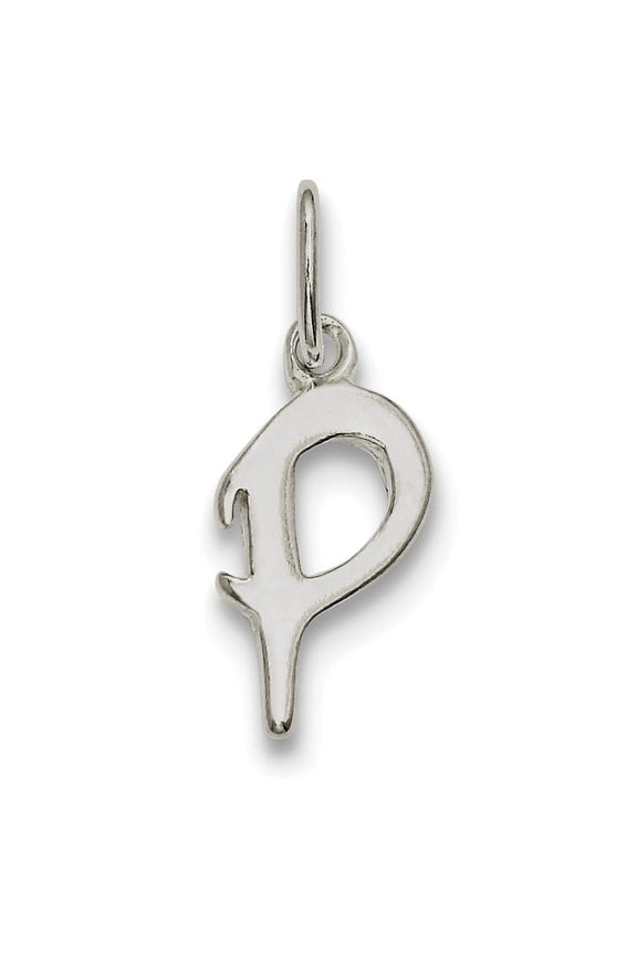 Sterling Silver Initial P Pendant