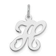 thumbnail image 1 of Sterling Silver Initial A Pendant for Women, Polished Cursive Letter Charm, Script Monogram Jewelry for Necklace or Bracelet, Dainty Personalized Alphabet Accessory, 1 of 6