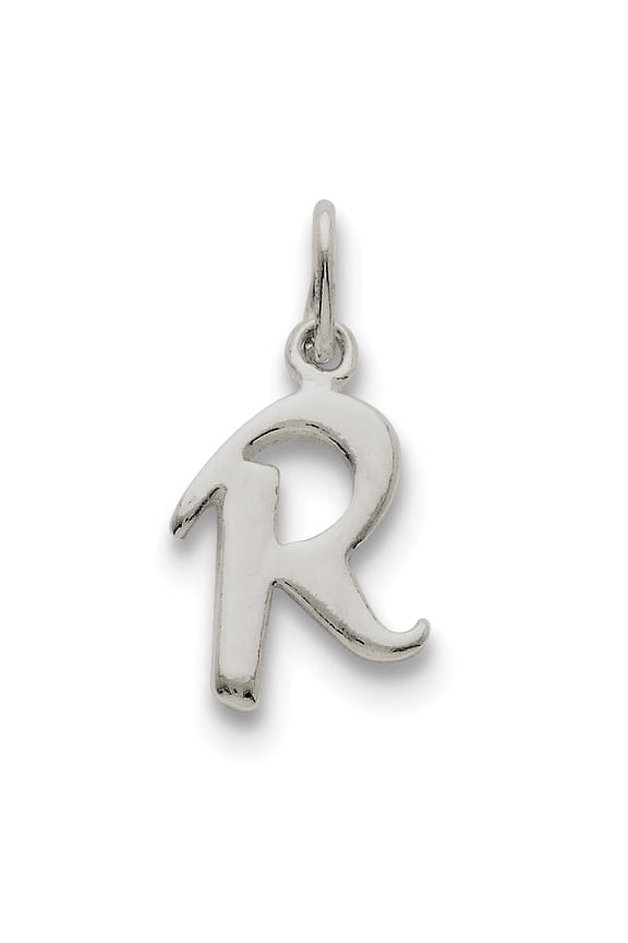 Sterling Silver Initial R Pendant