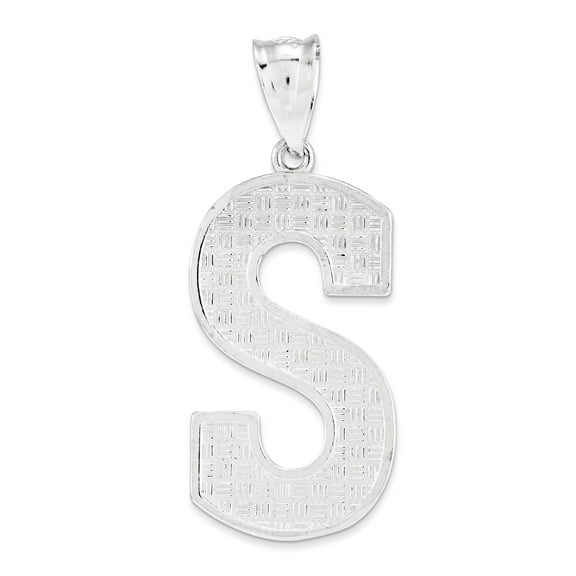 Sterling Silver Initial S Charm QC2766S
