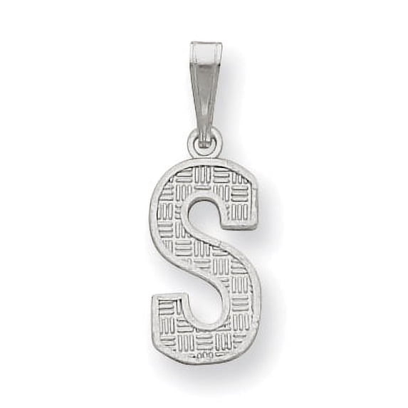 Sterling Silver Initial S Charm