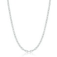 thumbnail image 1 of Sterling Silver Italian High Polish Anchor 3.6mm Marina 16", 18", 20" or 24" Chain, 1 of 4