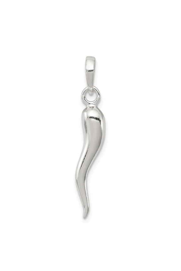 Sterling Silver Italian Horn