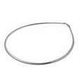 thumbnail image 1 of Sterling Silver Italian Oval Omega Necklace 1.8mm Solid 925 Italy Chain 16" Jewelry Female Unisex, 1 of 5