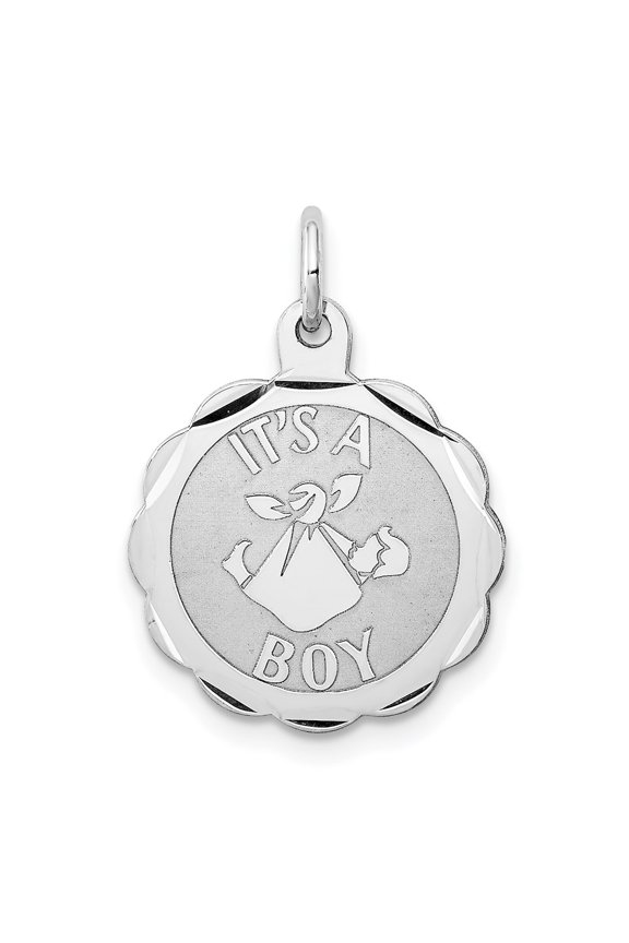 925 Sterling Silver Solid Polished Its A Teen Charm Pendant Necklace 23x16mm Wide - Pendant for Women