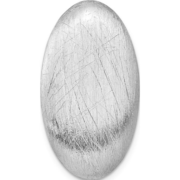 Jewelry by Sweet Pea Sterling Silver Scratch Finish Pendant Chain Slide