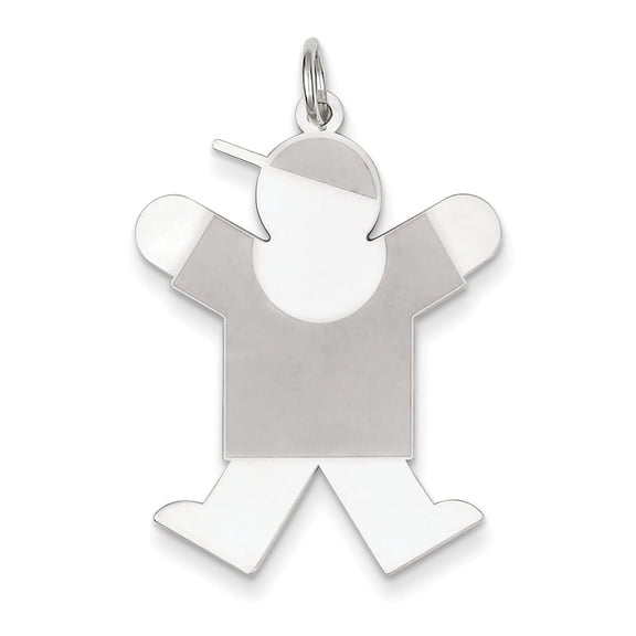 Sterling Silver Joy Kid Charm XK1227SS
