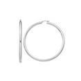 thumbnail image 1 of Sterling Silver Jumbo Hoop Earrings 3 inch (4.0mm thick), 1 of 5