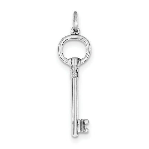 Sterling Silver Key Pendant (41 X 10) Made In China qp1532