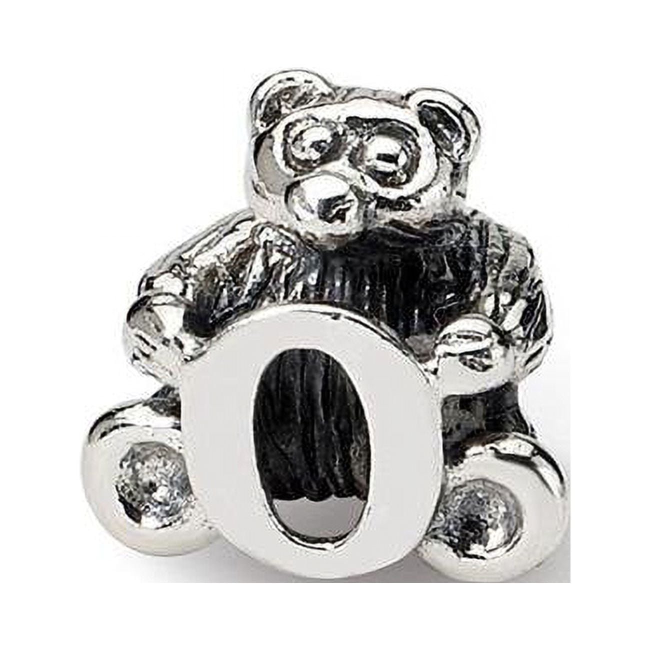 Sterling Silver Kids Letter O Bead - Walmart.com