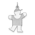 thumbnail image 1 of Sterling Silver Kiss Kid Charm, 1 of 1