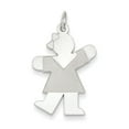 thumbnail image 1 of Sterling Silver Kiss Kid Charm, 1 of 3