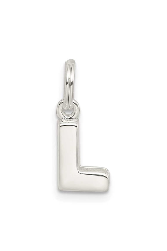 Sterling Silver Letter L Initial Charm QC8460L