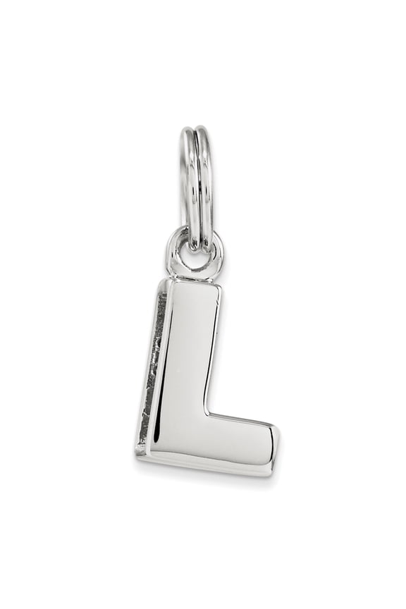 Sterling Silver L Charm