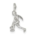 thumbnail image 1 of Sterling Silver Lady Bowler Charm, 1 of 1