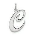 thumbnail image 1 of Sterling Silver Large Fancy Script Initial C Charm, 1 of 3