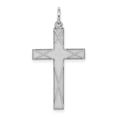thumbnail image 1 of Sterling Silver Laser Designed Cross Pendant Charm, 1 of 4