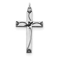 thumbnail image 1 of Sterling Silver Laser Designed Cross Pendant, 1 of 3