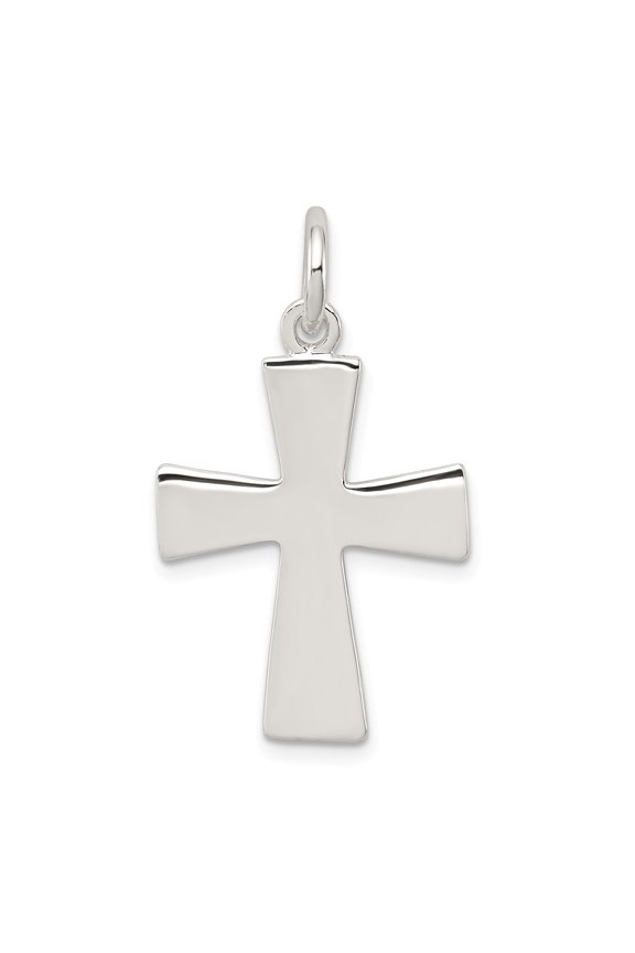 Sterling Silver Latin Cross Charm Pendant