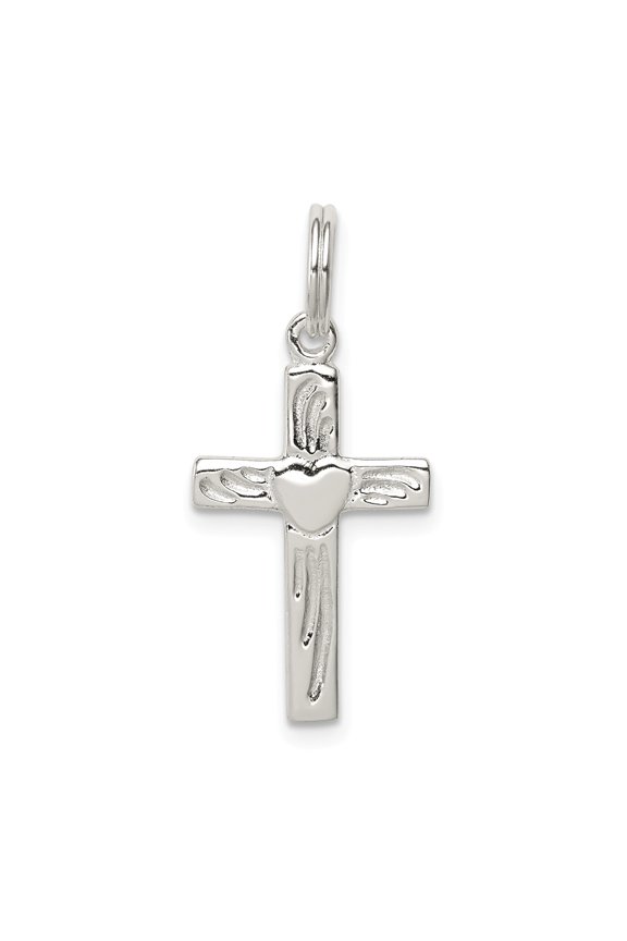 Sterling Silver Latin Cross Charm Pendant