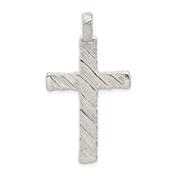 Sterling Silver Latin Cross Charm Pendant