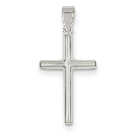 Sterling Silver Latin Cross Pendant (33 X 15) Made In Thailand qc4276