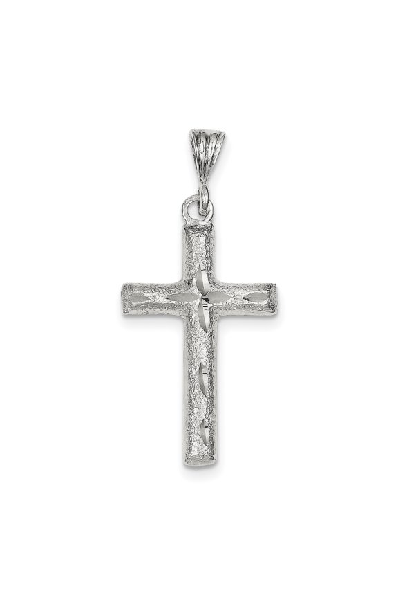 FJC Finejewelers Sterling Silver Latin Cross Pendant Necklace - Chain Included