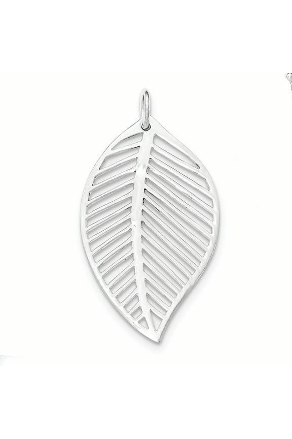 Sterling Silver Leaf Pendant