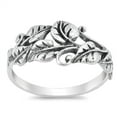 thumbnail image 1 of Sterling Silver Leaves Design Ring, 1 of 3