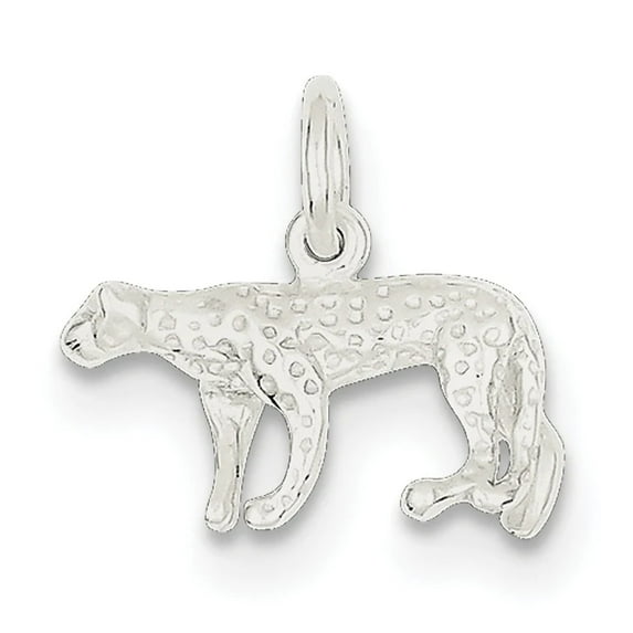 Sterling Silver Leopard Charm QC6342